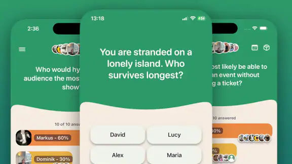 askUs: ¿Quién es más probable? screenshot