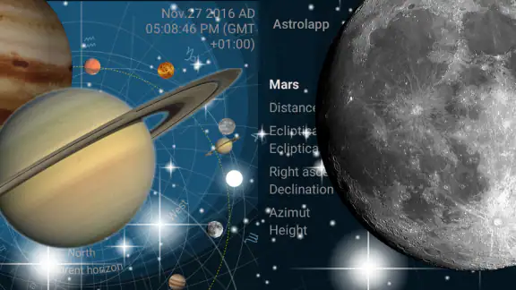 Astrolapp mapa de estrellas screenshot