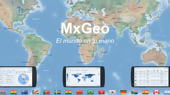 Atlas mundial MxGeo Pro screenshot
