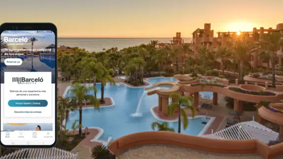 Barceló Hotel Group screenshot