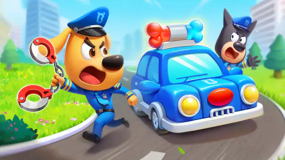 Bebé Panda oficial de policía screenshot