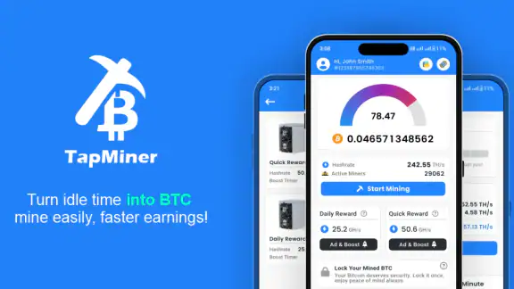 BTC Cloud Mining : TapMiner screenshot