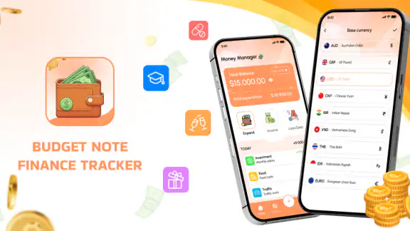 Budget Note - Finance Tracker screenshot