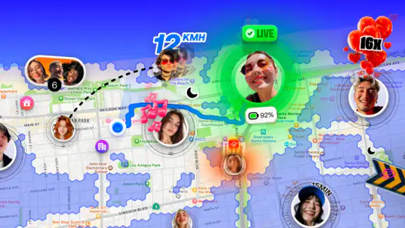 Bump - mapa para amigos screenshot