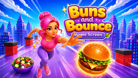 Buns and Bounce Home Screen screenshot