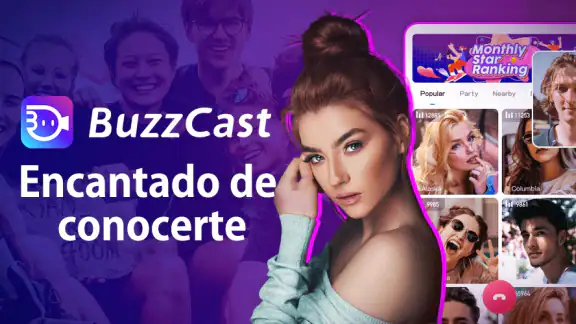 BuzzCast - Live Video Chat App screenshot