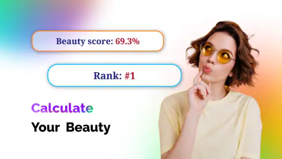 Calculadora y escala belleza screenshot