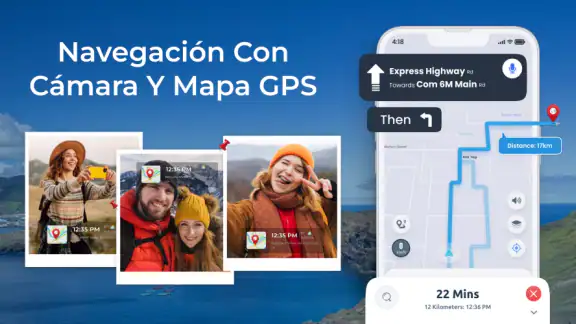 Cámara GPS y navegación screenshot