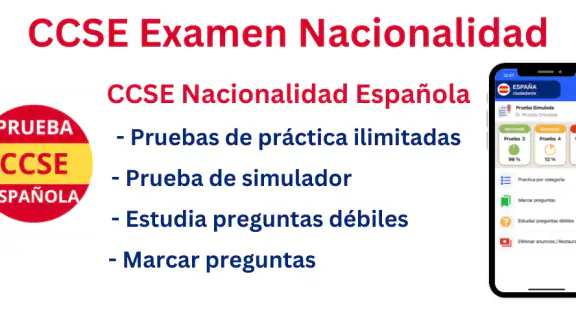 CCSE Examen Nacionalidad screenshot