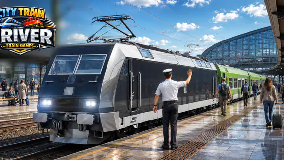 ciudad tren conductor- juegos screenshot