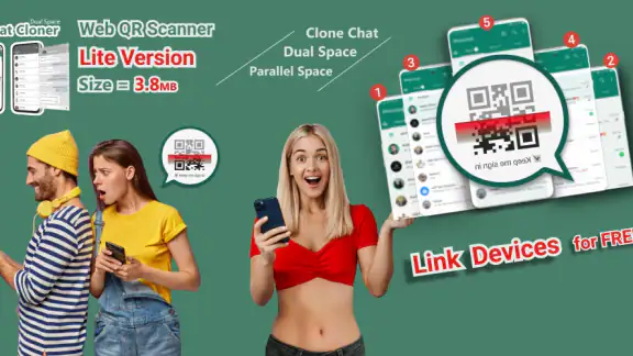 Clonador de chat Escáner QR screenshot