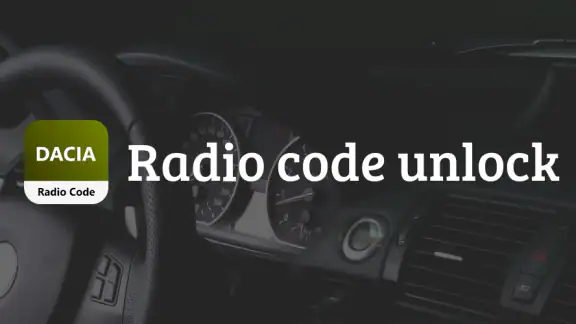 Código Radio Dacia screenshot