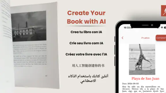 Crea tu libro con IA screenshot