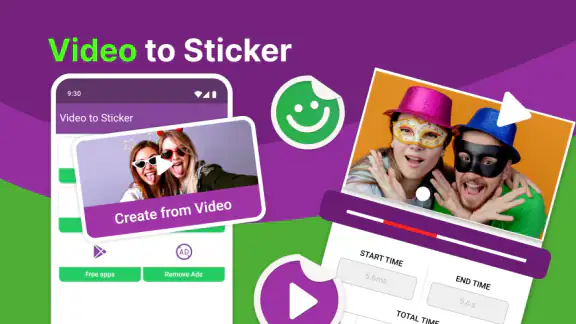 Creador de stickers animados screenshot