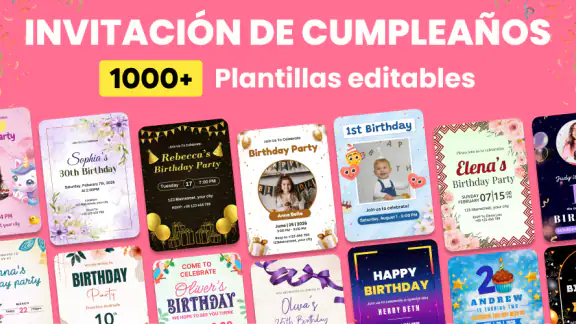 Crear Invitación de Cumpleaños screenshot