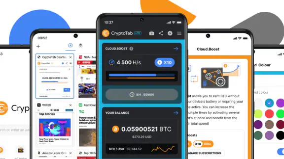CryptoTab Browser Lite screenshot
