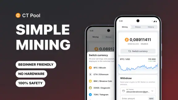 CT Pool: App de cripto minería screenshot