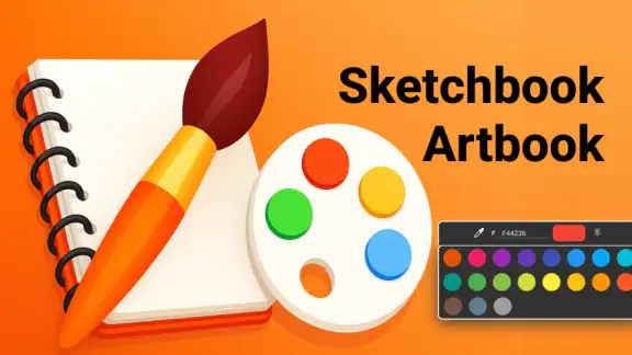 Cuaderno de dibujos digitales screenshot