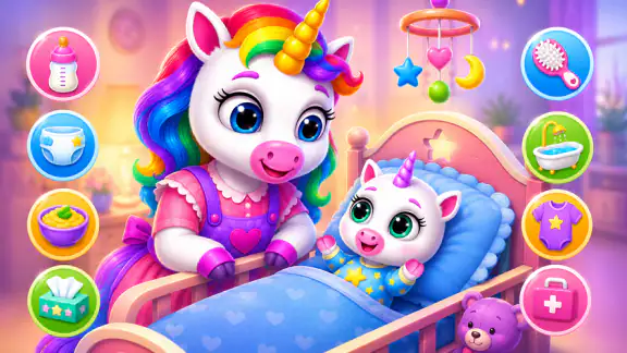 Cuidado Mamá Unicornio screenshot