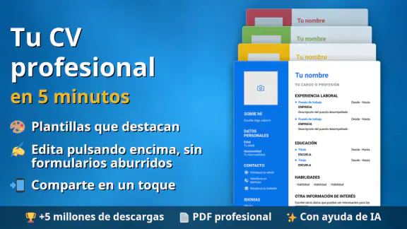 Currículum Vitae - Crea CV PDF screenshot