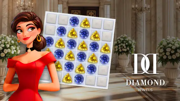 Diamond Jewels GFAL Puzzle screenshot