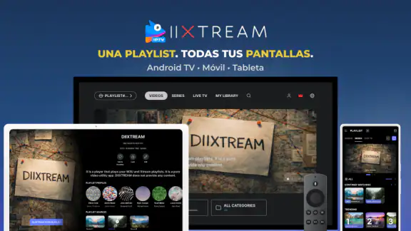 DIIXTREAM IPTV Player screenshot