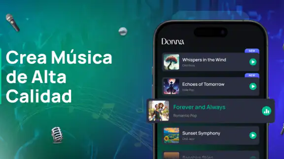 Donna IA Generador de Música screenshot