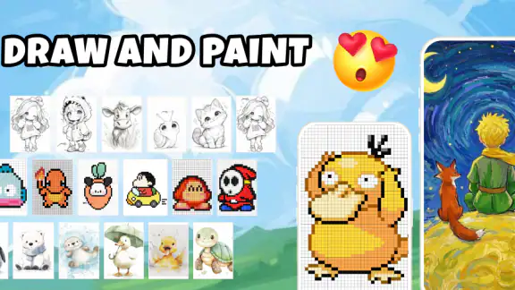 Draw & Paint - Classic & Pixel screenshot