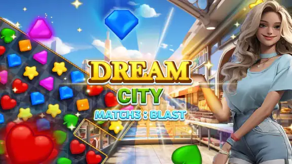 Dream City: Match3 blast screenshot