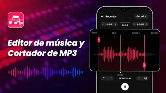 Editor de Música, Cortar Audio screenshot