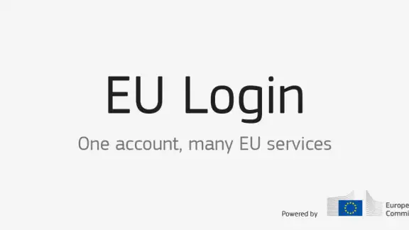 EU Login screenshot