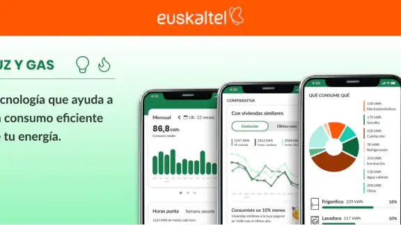 Euskaltel LUZ y GAS Clientes screenshot