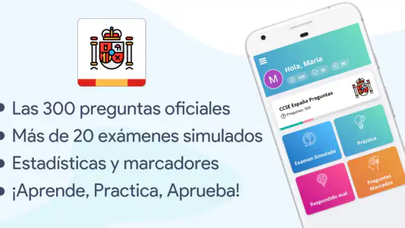 Exame de Nacionalidad Española screenshot
