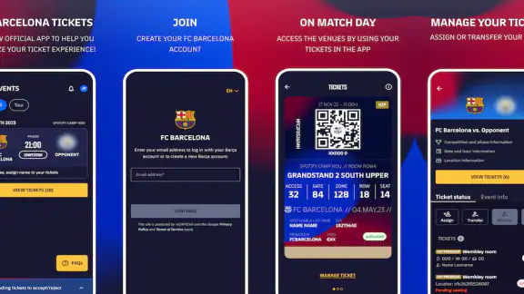 FC Barcelona Tickets screenshot