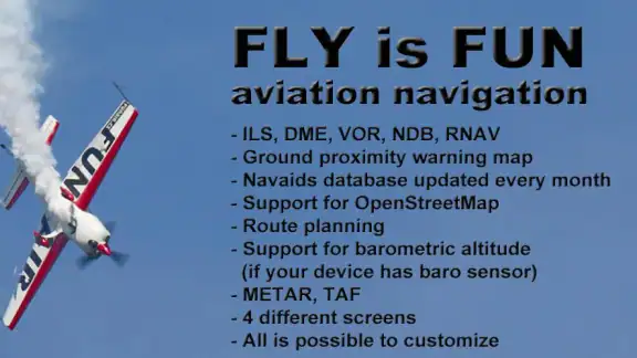 FLY is FUN Aviation Navigation screenshot