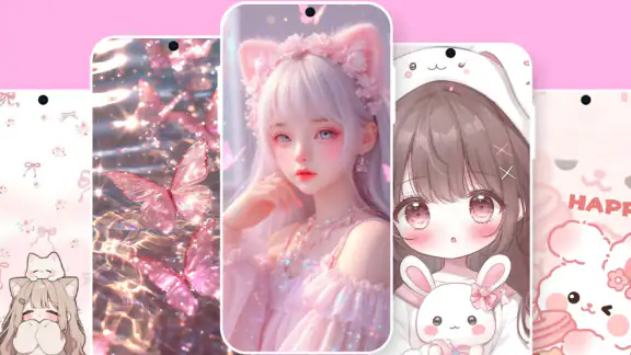 Fondos Kawaii Lindos 4K HD screenshot