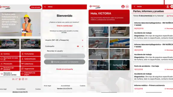 FREMAP Contigo screenshot