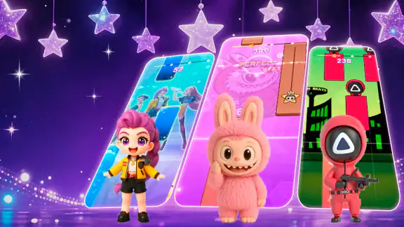 Galaxy Piano: Scrolling Rush screenshot