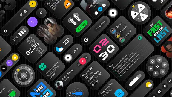 Glass Widgets screenshot