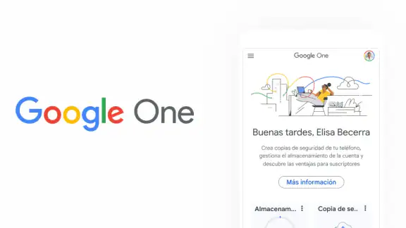 Google One screenshot