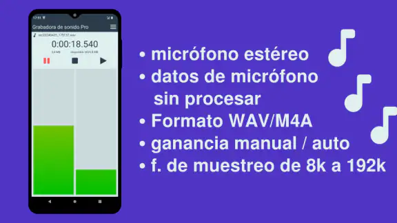 Grabadora de sonido Pro screenshot