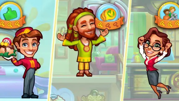 Grand Hotel Mania: Hotel juego screenshot