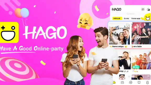 Hago- Fiesta, Chat, En vivo screenshot