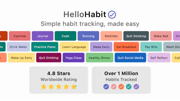 HelloHabit - Habit Tracker screenshot