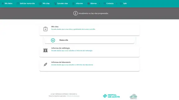 Hospital San Agustín screenshot