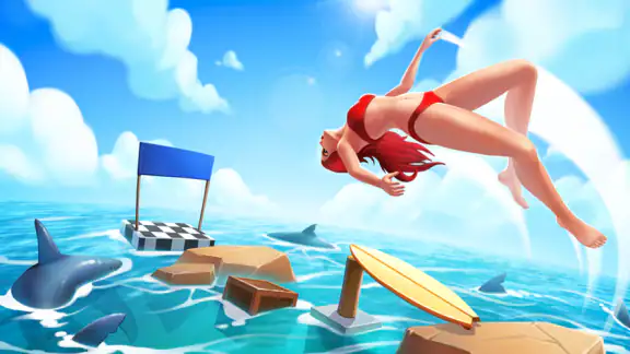Human Flip: Dominio del salto screenshot