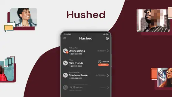 Hushed  2do número de teléfono screenshot