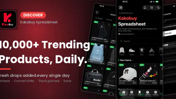 Kakobuy Sheets screenshot