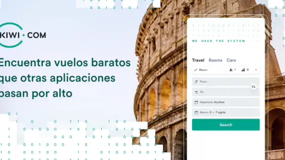 Kiwi.com - Vuelos baratos screenshot
