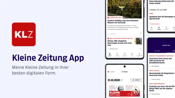 Kleine Zeitung screenshot